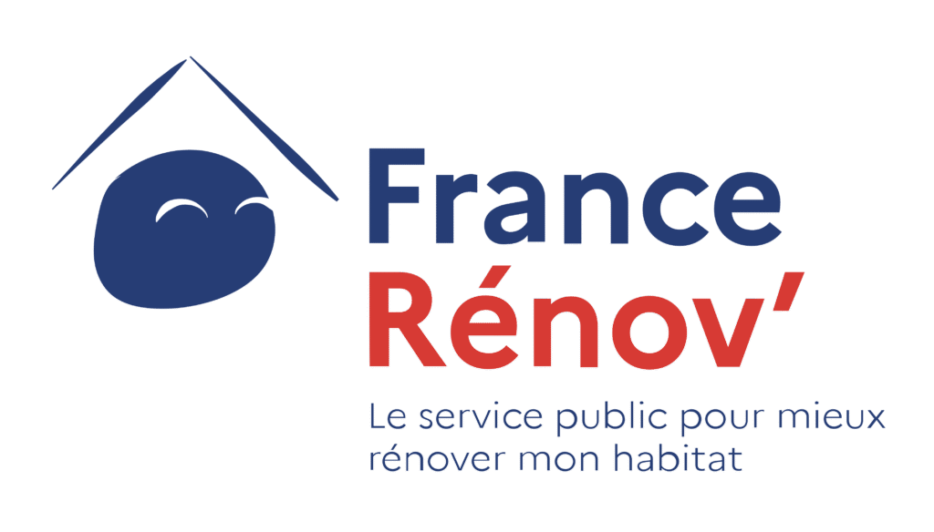 Logo France Rénov – Plateforme d'accompagnement pour les projets de rénovation énergétique, offrant des conseils et des solutions adaptées à vos besoins.